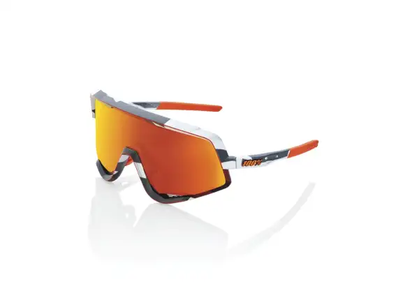 100% Glendale HiPER Red Multilayer okulary szary camo/czerwona