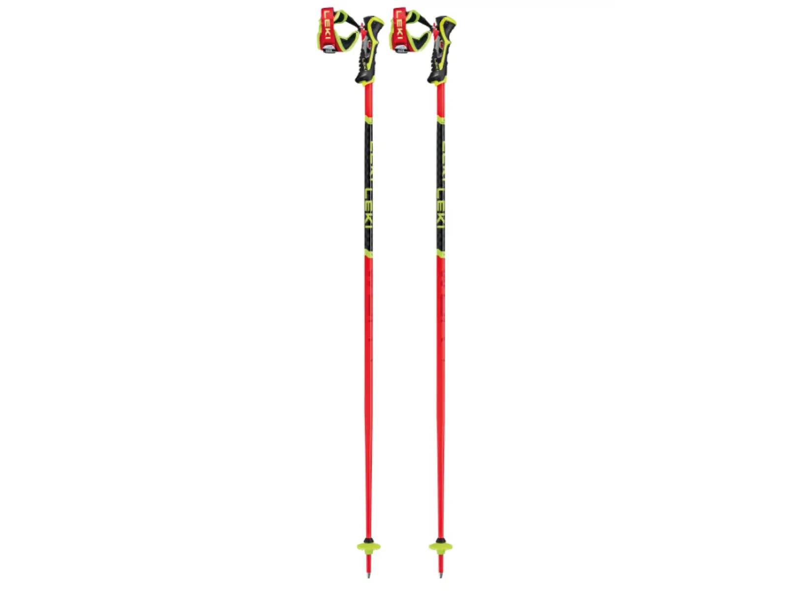 Leki WCR TBS SL 3D narciarskie kije Bright Red/Black/Neonyellow