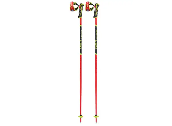 Leki WCR TBS SL 3D narciarskie kije Bright Red/Black/Neonyellow