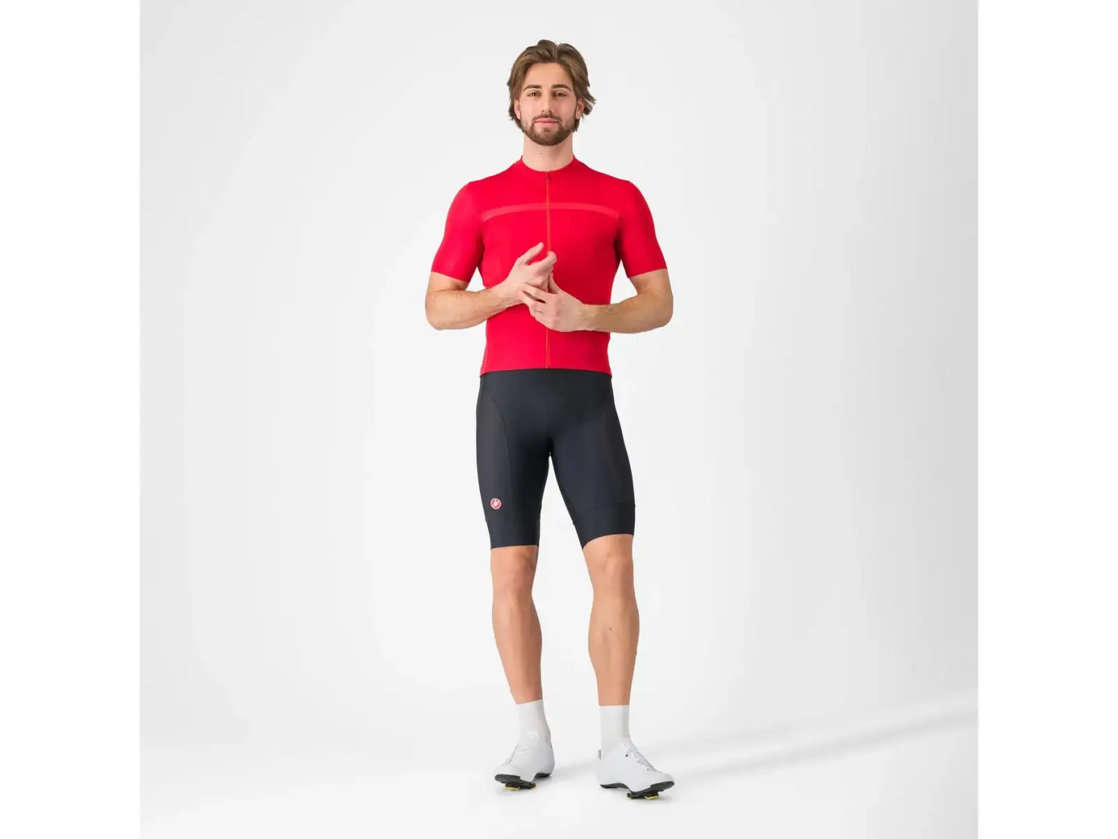 Castelli Competizione 2 męskie szorty z wkładką i szelkami Black