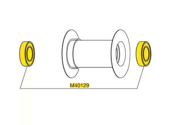 Mavic Bearing Kit do przedniej piasty (M40129)