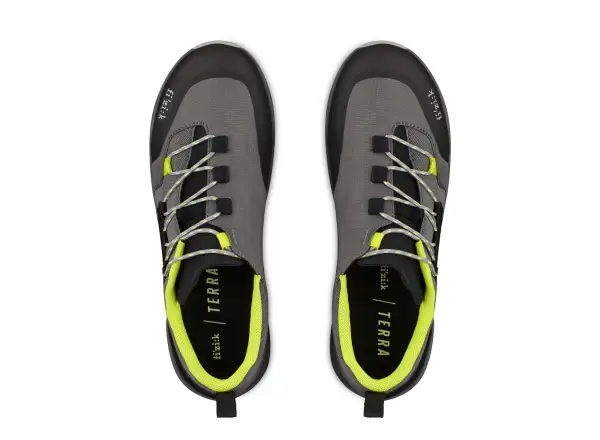 Fizik Terra Ergolace X2 MTB męskie buty Grey/Yellow Fluo