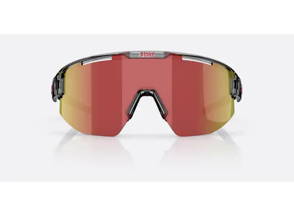Bliz Matrix okulary przeciwsłoneczne Transparent Dark Grey/Brow Red Multi