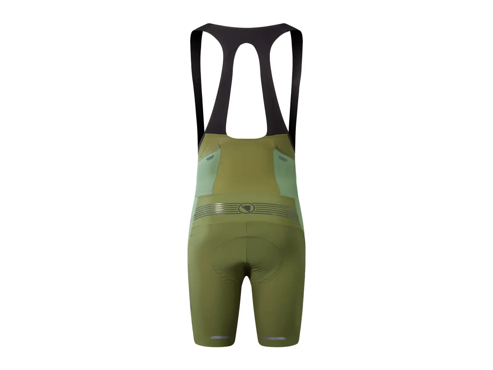 Endura GV500 Reiver męskie szorty na szelkach z wkładką Olive Green