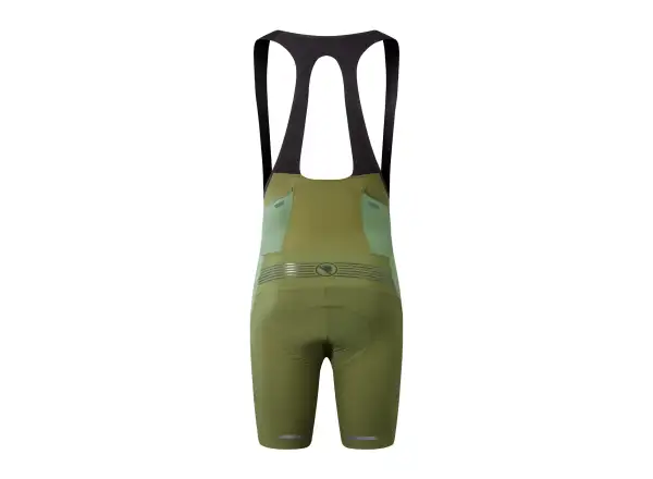 Endura GV500 Reiver męskie szorty na szelkach z wkładką Olive Green