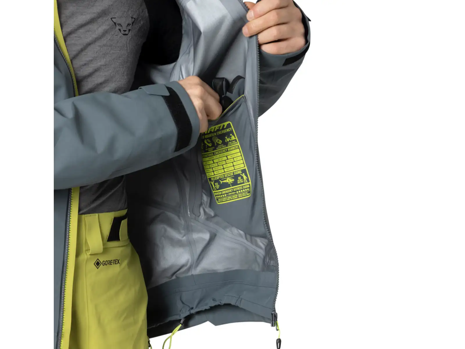 Dynafit Ridge Gore-Tex męska kurtka Golden Lime