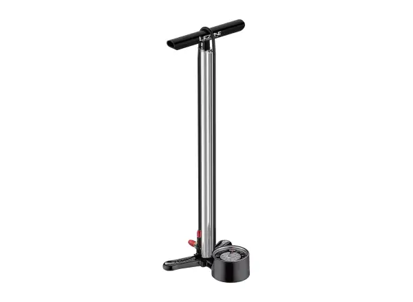 Lezyne CNC Floor Drive 3.5 pompka Silver Gloss