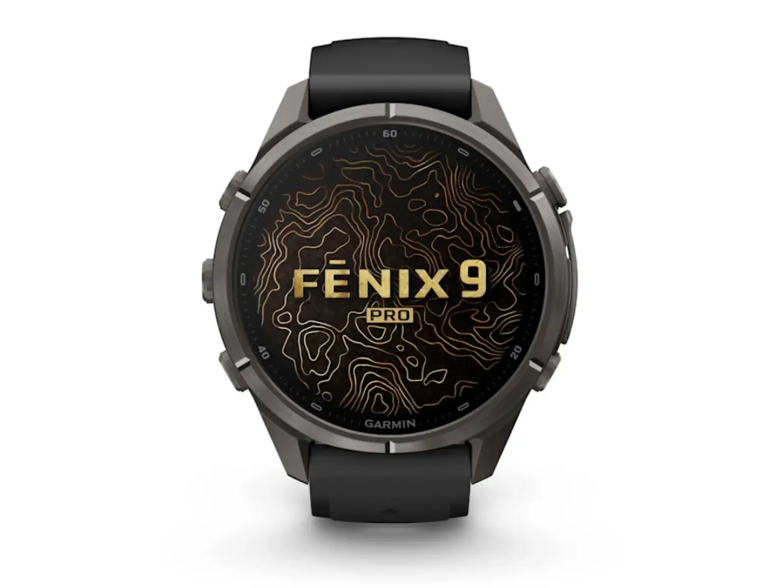 Garmin Fénix 9 Pro inReach 43 mm inteligentny zegarek Carbon Gray DLC Titanium Black/Pebble Gray