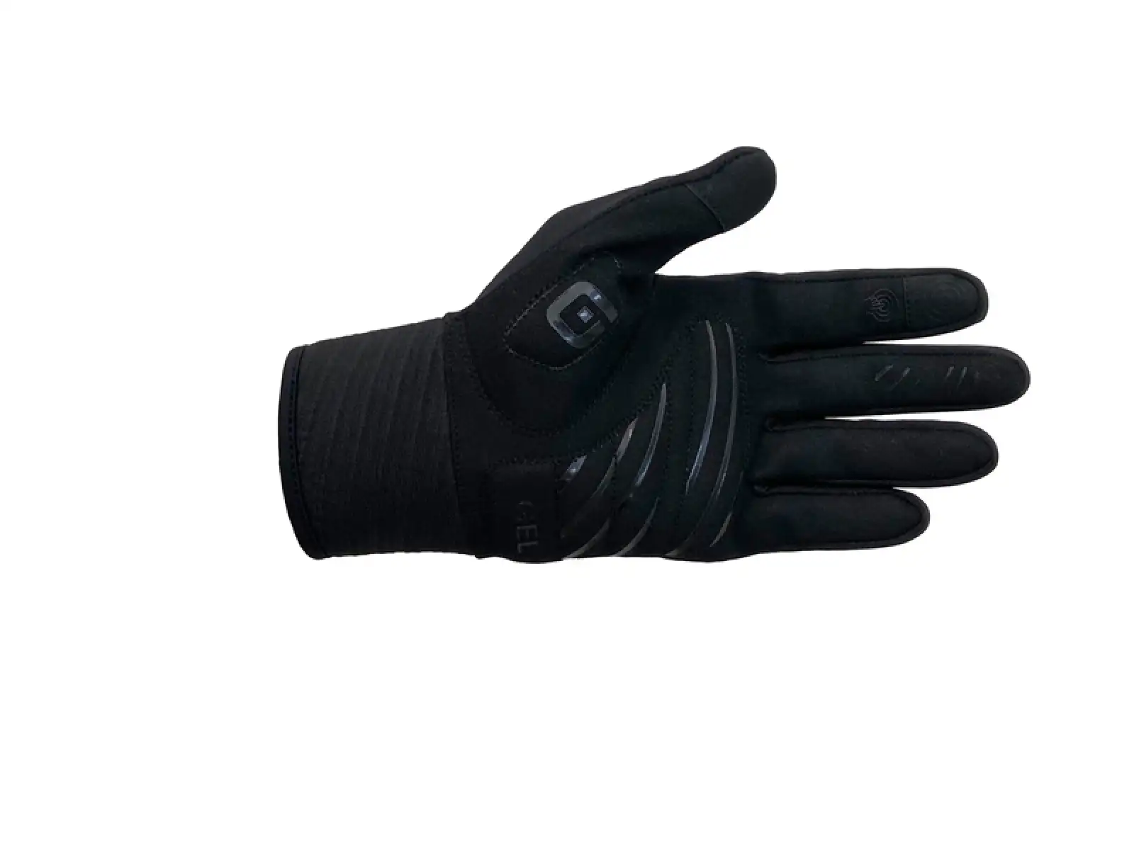 Alé Windprotection długie rękawice rowerowe czarna