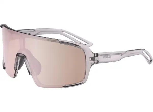 R2 Impulse okulary przeciwsłoneczne szary/brązowy/różowy chrom