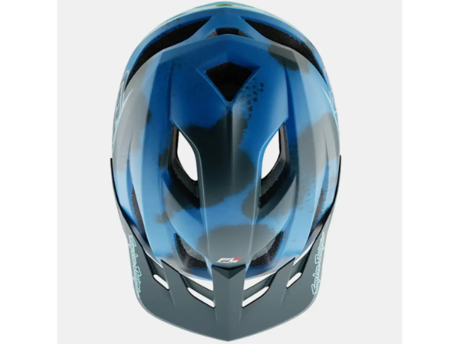 Troy Lee Designs Flowline SE Badge kask Camo Blue