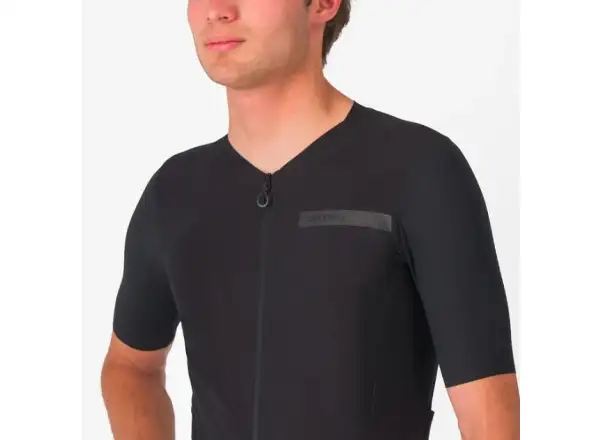 Castelli Premio Evo męska koszulka z krótkim rękawem Light Black
