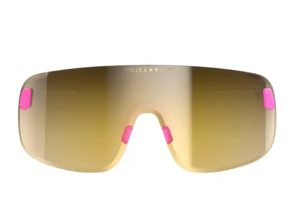 POC Elicit okulary Fluorescent Pink/Uranium Black Translucent