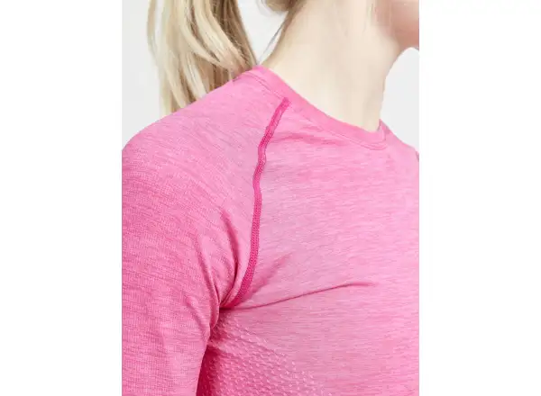 Craft Core Dry Active Comfort damska koszulka długi rękaw różowa