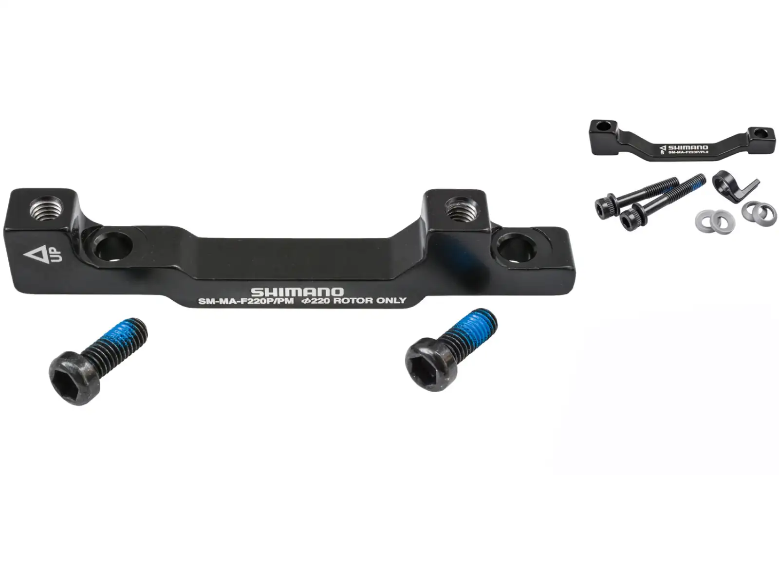 Shimano SM-MA-F220 adapter hamulca tarczowego 220 mm, P/PL2, przedni