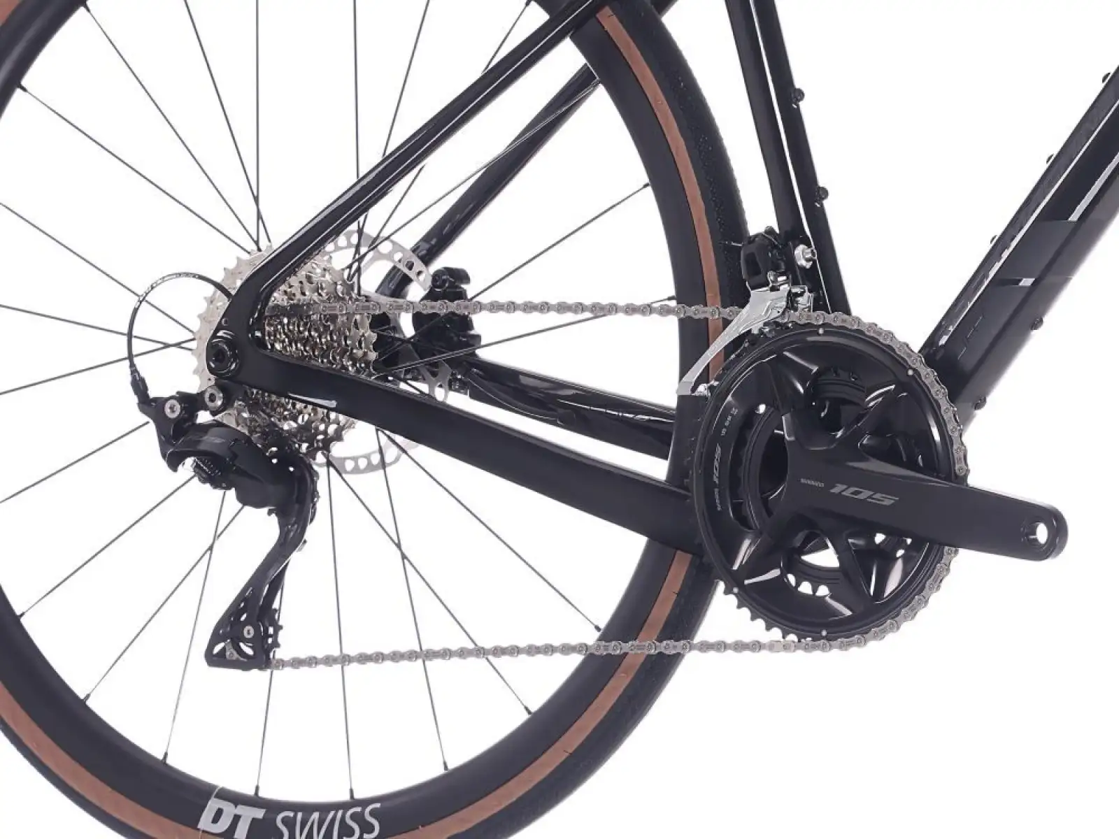 Rock Machine Lukk CR 80 gravel rower Gloss Metallic Black