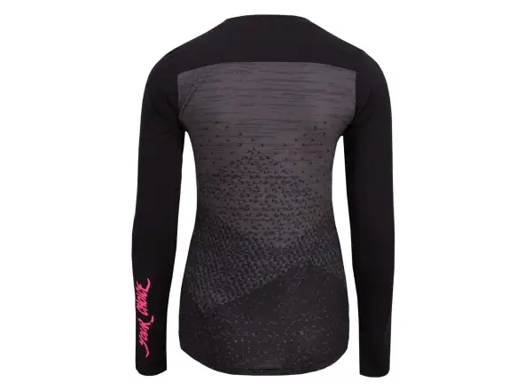 Silvini Ella damski dres długi rękaw Black/Fuchsia