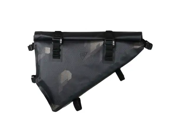 Woho X-Touring Dry torba na ramę 9 l Cyber-Camo Diamond czarna rozm. M
