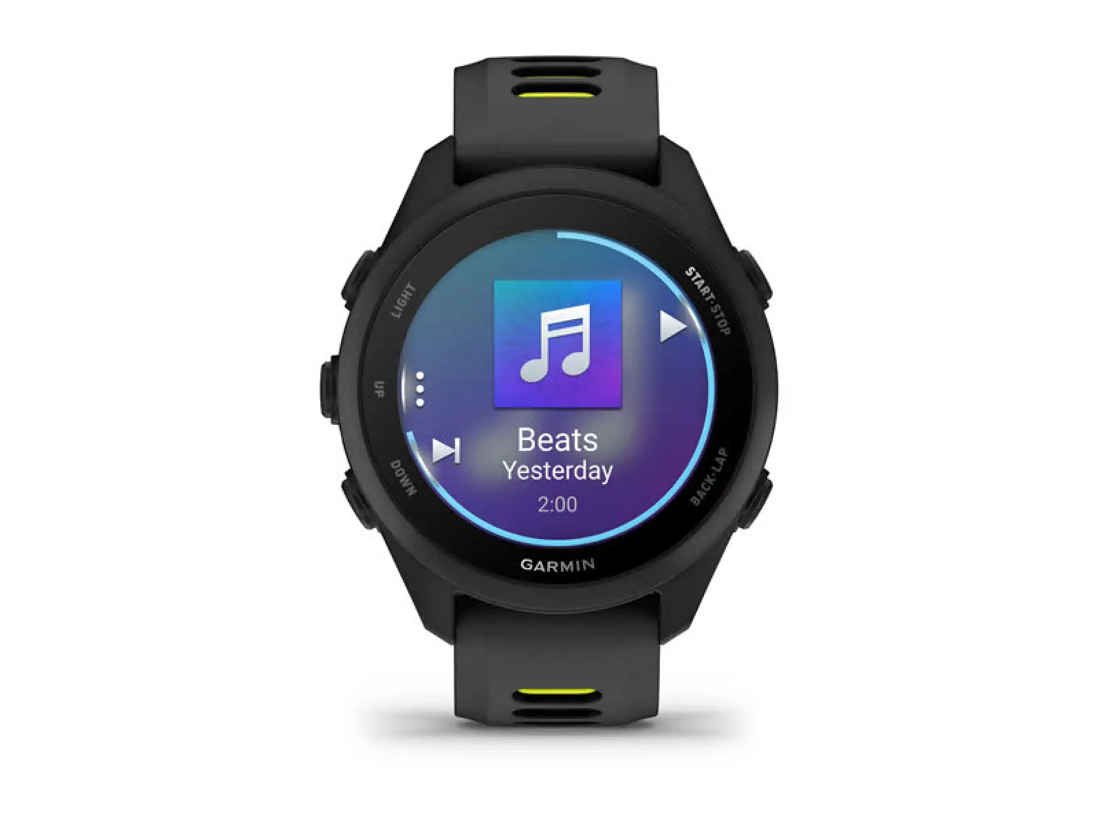 Garmin Forerunner 170 Music z paskiem Black/Amp Yellow