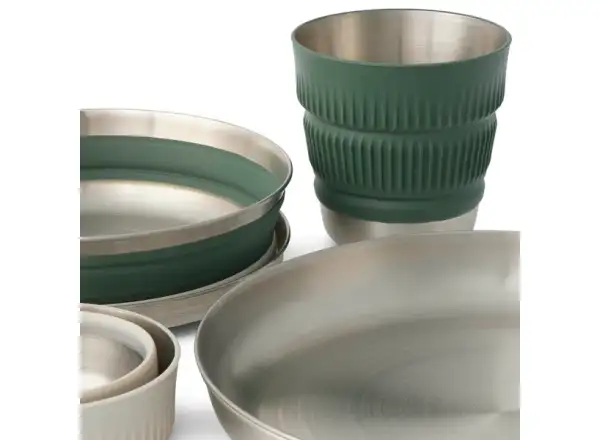 Sea to Summit Detour Stainless Steel Dinnerware Set 6 częściowy zestaw naczyń
