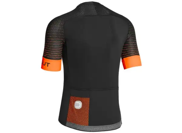Dotout Hybrid męska koszulka z krótkim rękawem Black/Fluo Orange