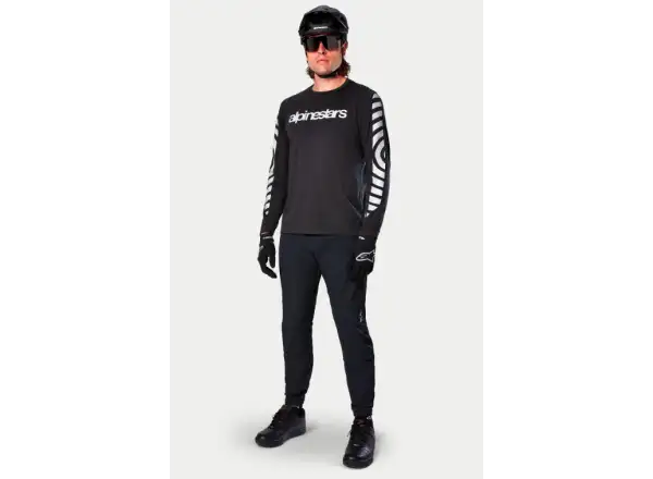 Alpinestars A-Dura Dri Oscar męska koszulka z długim rękawem Black Reflective