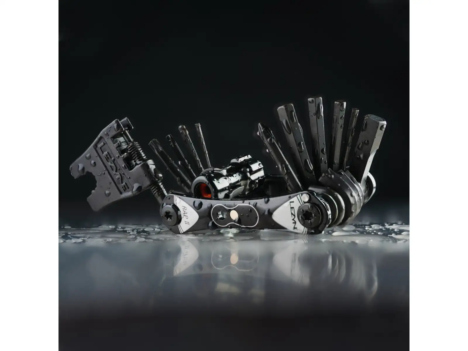 Lezyne RAP II 19 CO2 multitool 19 funkcji czarna