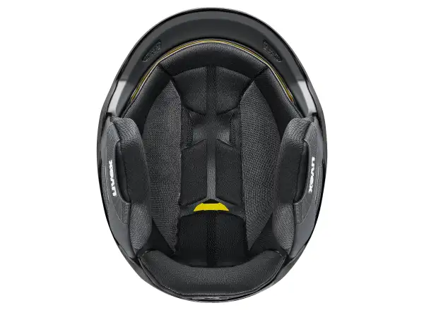 Uvex Resolution Mips kask narciarski Black/White Matt