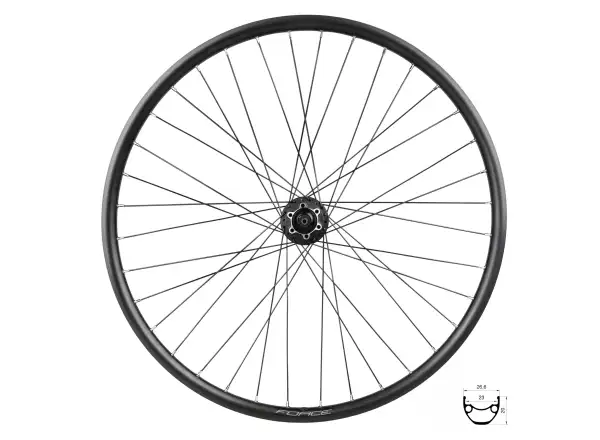 Force XC Disc 559x23 tylnie zaplecione koło FHM475 36 otworów