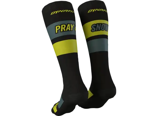 Dynafit Free Touring skarpety narciarskie Black Out/Stripes