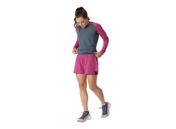 Dynafit Alpine Pro 2w1 damskie spodenki do biegania Magenta