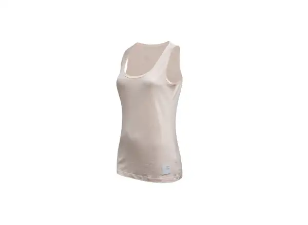 Sensor Merino Lite damska koszulka bez rękawów Mottled Beige