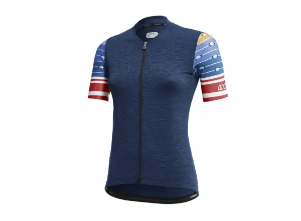 Dotout Touch damski dres krótki rękaw Melange Blue