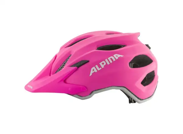 Alpina Carapax JR. rowerowy kask Shocking Pink Matt