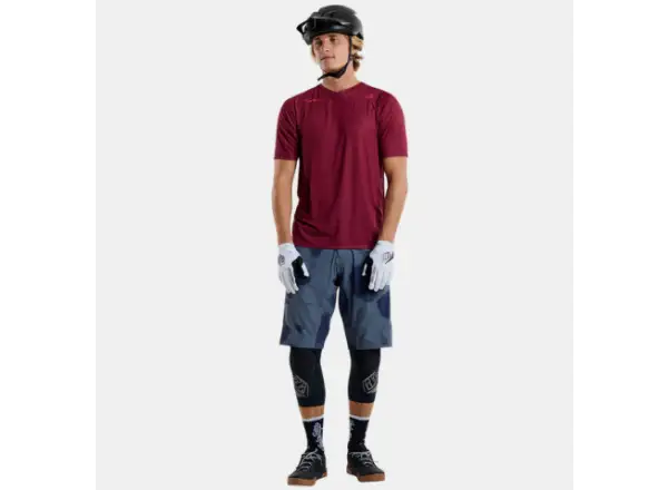Troy Lee Designs Skyline Air Mono męska koszulka z krótkim rękawem Oxblood
