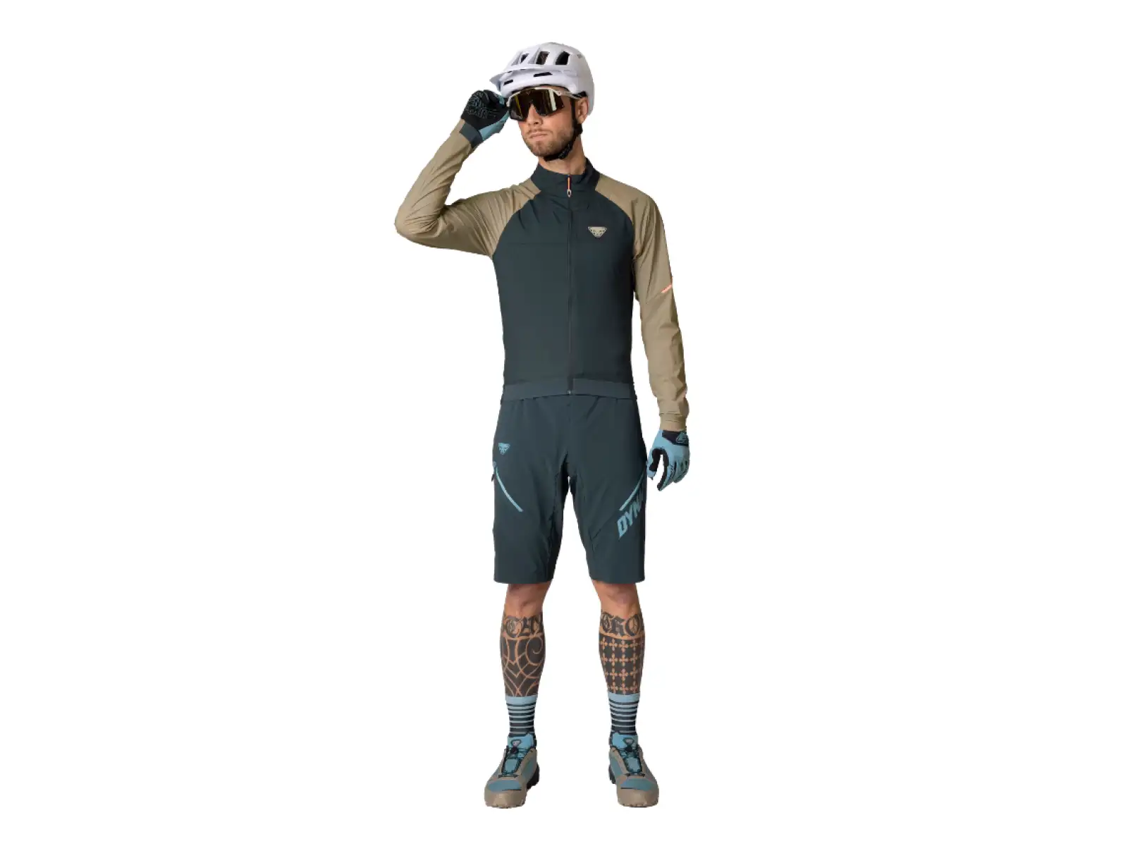 Dynafit Ride Wind męska kurtka rowerowa Rock Khaki