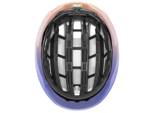 Uvex Surge Aero MIPS kask rowerowy szosowy White/Lila Apricot Matt
