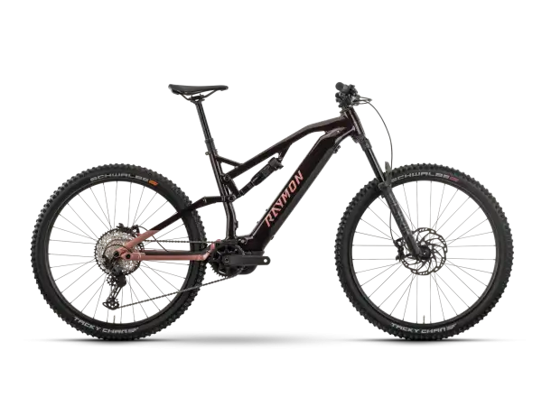 Raymon Trailray 150 Pro w pełni amortyzowany rower elektryczny nebularred/pinky/black