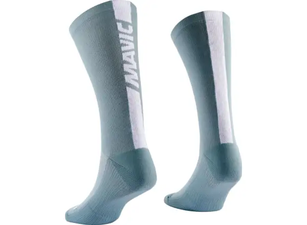 Mavic Logo skarpetki Celeste White