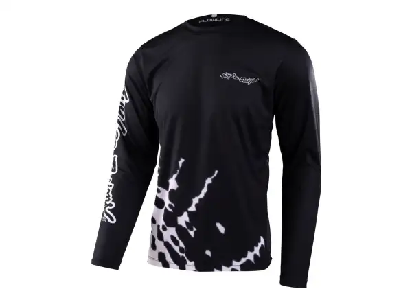 Troy Lee Designs Flowline Big Spin męska koszulka z długim rękawem Black
