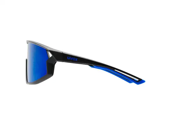 Uvex Skyryse okulary przeciwsłoneczne Black Matt/Mirror Blue