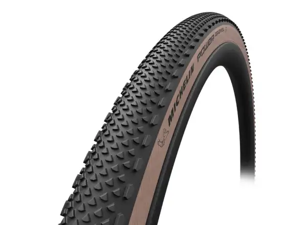 Michelin Power Gravel Competition line 700x47C TS TLR gravelowa opona kevlar brązowy