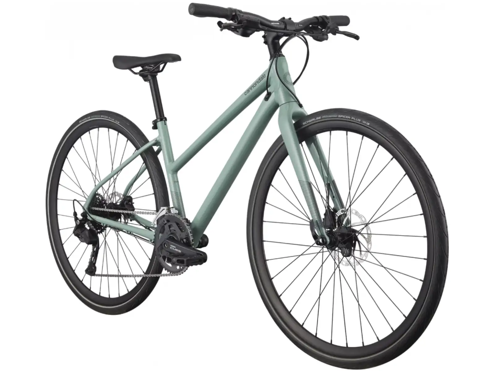 Cannondale Quick 3 Remixte Step-thru rower trekkingowy Sage