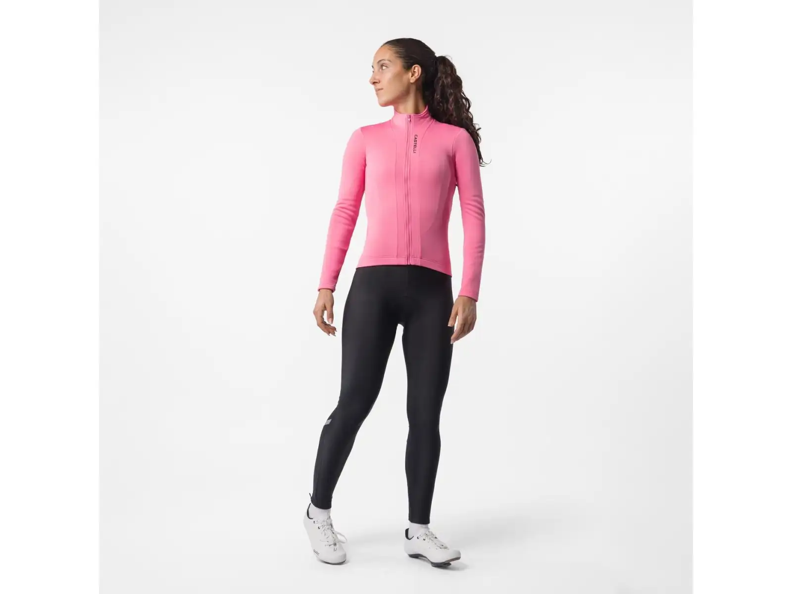 Castelli Sinergia 3 damska koszulka z długim rękawem Rosa giro