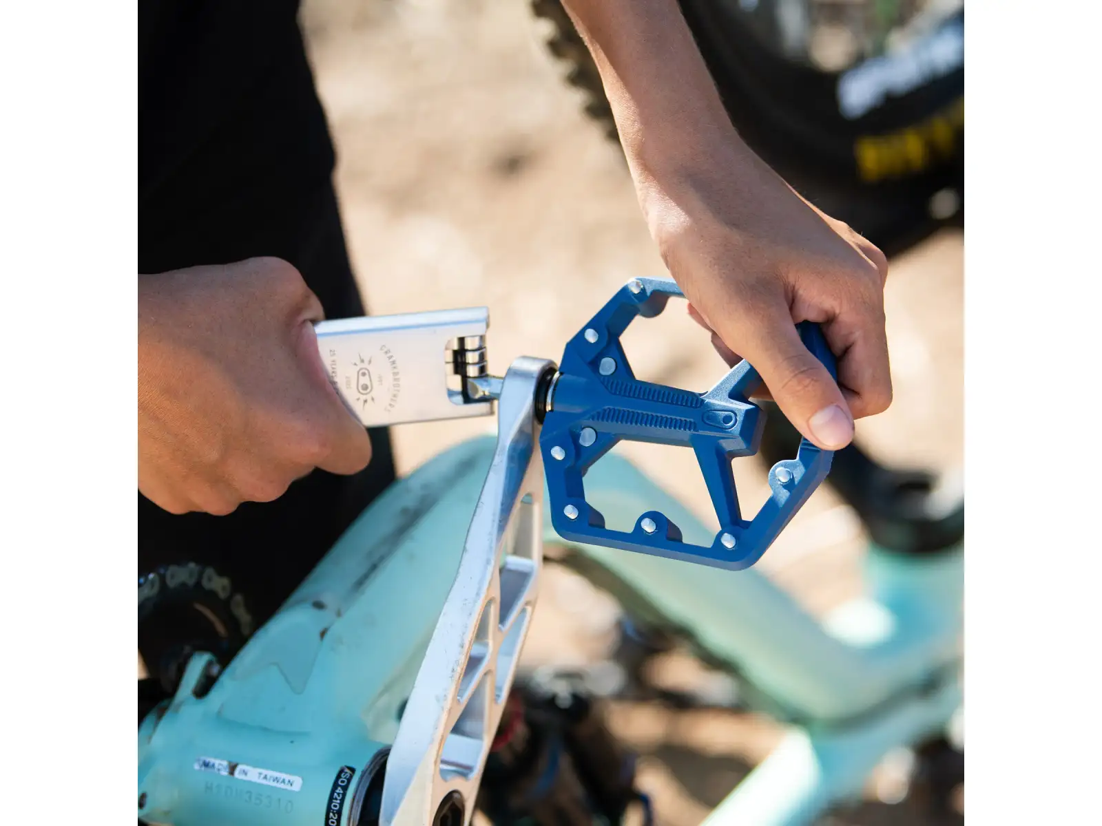 CRANKBROTHERS Stamp 1 Small pedały platformowe Green Gen 2