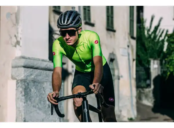 Castelli Aero Race 6.0 męska koszulka z krótkim rękawem Electric Lime