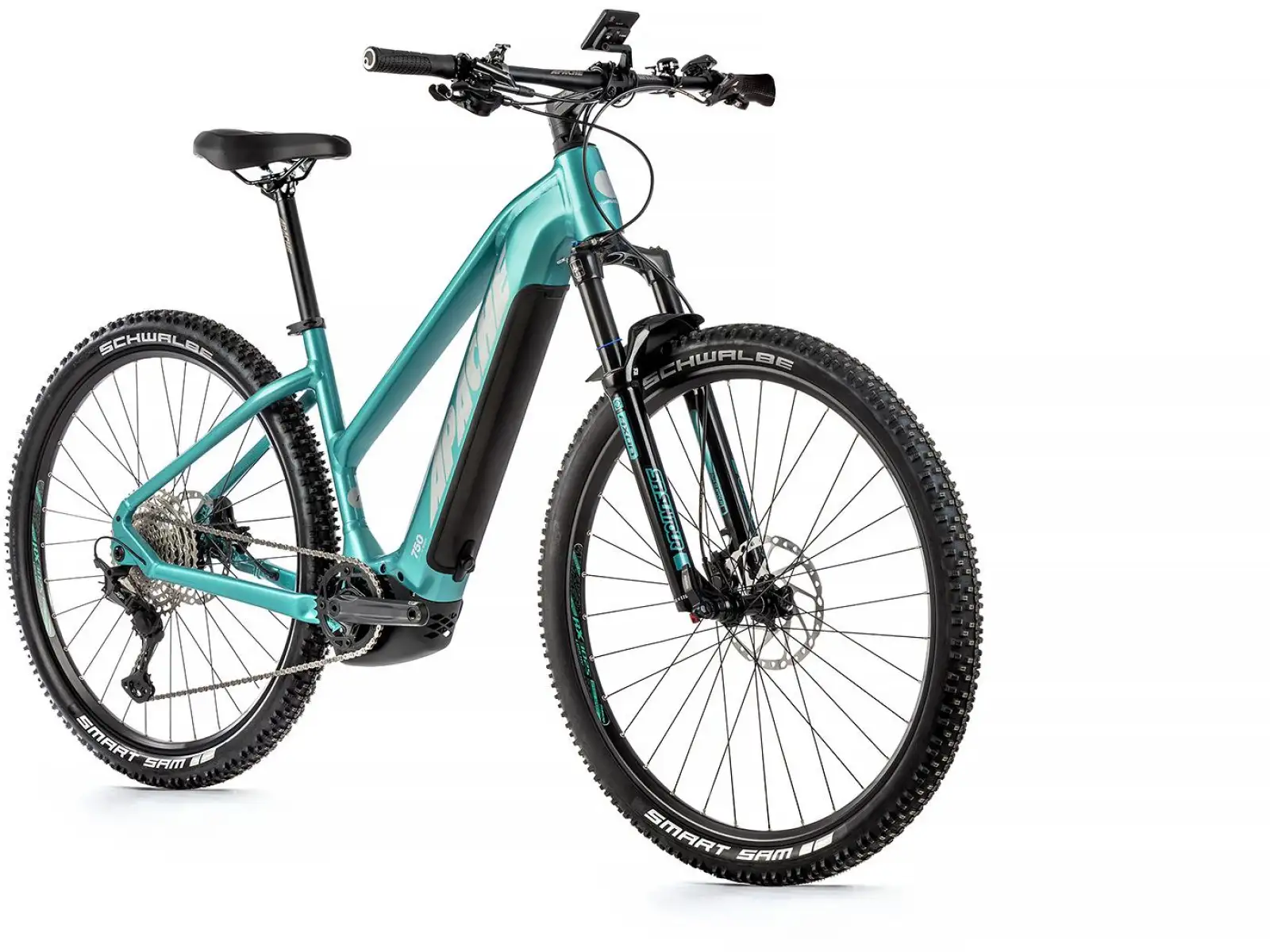 Apache Hupahu 2 Lady Pearl Teal górski rower elektryczny