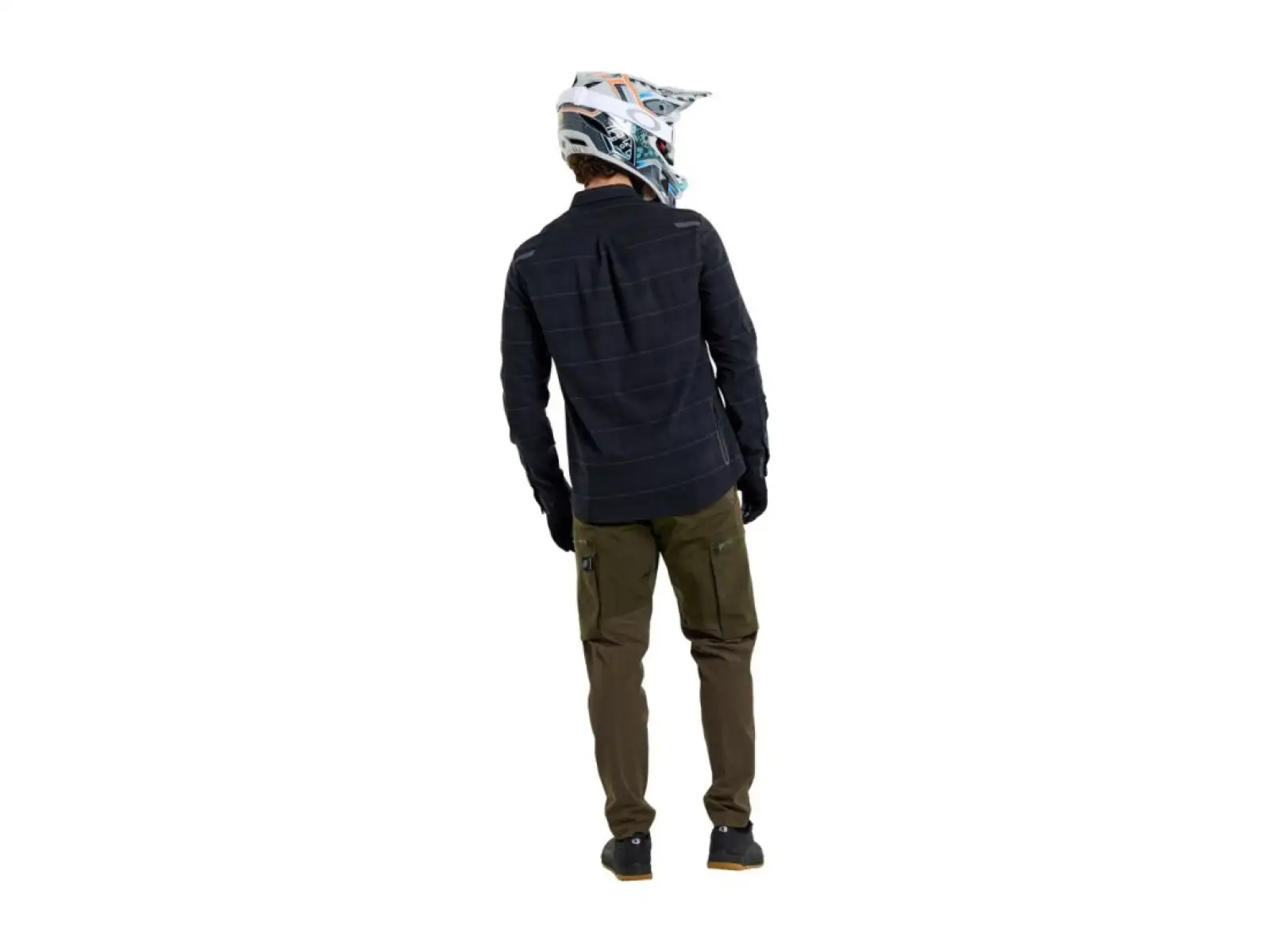 Troy Lee Designs Grind Flannel męska koszula Plaid Carbon