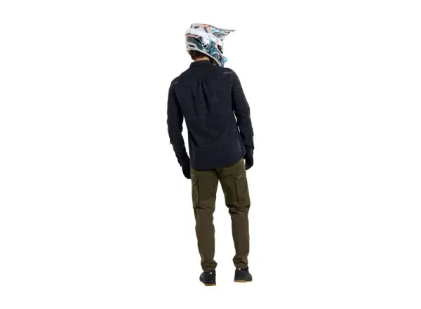 Troy Lee Designs Grind Flannel męska koszula Plaid Carbon