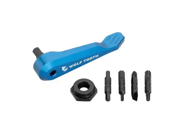 Wolf Tooth narzędzie Axle Handle Multi-Tool niebieska